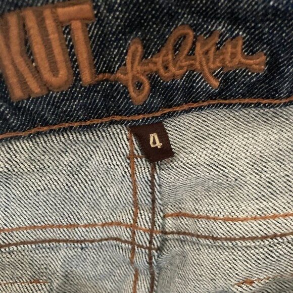 Kut From Kloth Jeans Womens Size 4 Dark Wash Blue Stretch - Picture 7 of 11